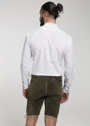 Spieth & Wensky Trachtenhemd Brambach Weiß/Creme/Bordeaux