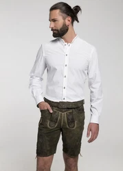 Spieth & Wensky Trachtenhemd Brambach Weiß/Creme/Bordeaux