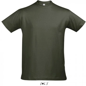 SOLS Rundhalsshirt Imperial Herren T-Shirt Dunkelgrün/Khaki/Grün
