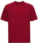 Russell Rundhalsshirt Workwear Herren T-Shirt Dunkelrot/Rot