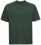 Russell Rundhalsshirt Workwear Herren T-Shirt Dunkelgrün/Grün