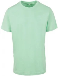 Build Your Brand Rundhalsshirt Round Neck Herren T-Shirt Hellgrün/Grün/Türkis