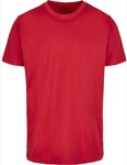 Build Your Brand Rundhalsshirt Round Neck Herren T-Shirt Rot/Dunkelrot/Rosa