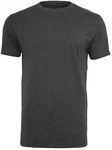 Build Your Brand Rundhalsshirt Round Neck Herren T-Shirt Dunkelgrau/Grau/Hellgrau