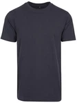 Build Your Brand Rundhalsshirt Round Neck Herren T-Shirt Dunkelblau/Dunkelgrau