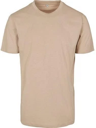 Build Your Brand Rundhalsshirt Round Neck Herren T-Shirt Khaki/Beige/Braun