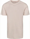Build Your Brand Rundhalsshirt Round Neck Herren T-Shirt Khaki/Beige/Braun/Weiß