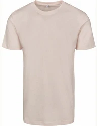 Build Your Brand Rundhalsshirt Round Neck Herren T-Shirt Khaki/Beige/Braun/Weiß