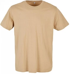 Build Your Brand Rundhalsshirt Round Neck Herren T-Shirt Khaki/Braun/Beige/Weiß
