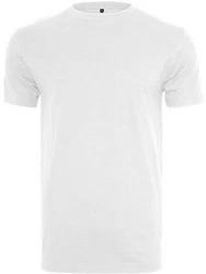 Build Your Brand Rundhalsshirt Round Neck Herren T-Shirt Grau/Weiß/Khaki