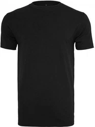 Build Your Brand Rundhalsshirt Round Neck Herren T-Shirt Schwarz