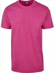 Build Your Brand Rundhalsshirt Round Neck Herren T-Shirt Rosa