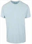 Build Your Brand Rundhalsshirt Round Neck Herren T-Shirt Hellblau/Blau