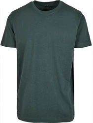 Build Your Brand Rundhalsshirt Round Neck Herren T-Shirt Grün/Dunkelgrün/Türkis