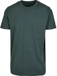 Build Your Brand Rundhalsshirt Round Neck Herren T-Shirt Grün/Dunkelgrün/Türkis