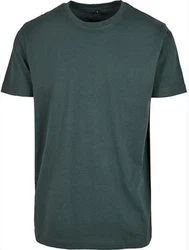 Build Your Brand Rundhalsshirt Round Neck Herren T-Shirt Grün/Dunkelgrün/Türkis