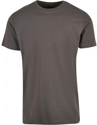 Build Your Brand Rundhalsshirt Round Neck Herren T-Shirt Grau/Khaki/Braun/Dunkelgrau/Dunkelgrün
