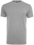 Build Your Brand Rundhalsshirt Round Neck Herren T-Shirt Grau/Hellgrau/Dunkelgrau