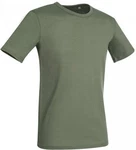 Stedman Rundhalsshirt Crew Neck Herren T-Shirt Morgan Dunkelgrün/Grün