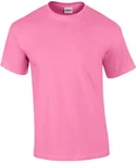 Gildan Rundhalsshirt Ultra Cotton Herren T-Shirt Rosa
