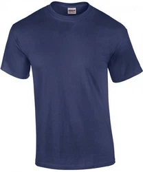 Gildan Rundhalsshirt Ultra Cotton Herren T-Shirt Dunkelblau/Blau