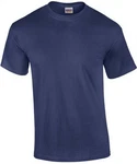Gildan Rundhalsshirt Ultra Cotton Herren T-Shirt Dunkelblau/Blau