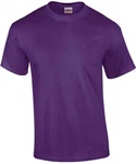 Gildan Rundhalsshirt Ultra Cotton Herren T-Shirt Lila/Dunkelblau