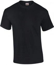 Gildan Rundhalsshirt Ultra Cotton Herren T-Shirt Schwarz/Dunkelblau
