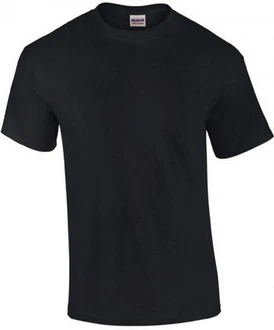 Gildan Rundhalsshirt Ultra Cotton Herren T-Shirt Schwarz/Dunkelblau Gildan Rundhalsshirt Ultra Cotton Herren T-Shirt Schwarz/Dunkelblau