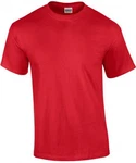 Gildan Rundhalsshirt Ultra Cotton Herren T-Shirt Rot/Dunkelrot