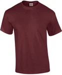 Gildan Rundhalsshirt Ultra Cotton Herren T-Shirt Dunkelrot/Bordeaux