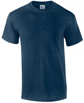 Gildan Rundhalsshirt Ultra Cotton Herren T-Shirt Dunkelblau/Blau