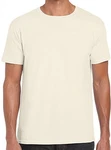 Gildan Rundhalsshirt Softstyle Herren T-Shirt Khaki/Beige
