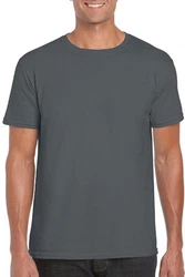 Gildan Rundhalsshirt Softstyle Herren T-Shirt Dunkelgrau/Grau/Hellgrau