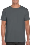 Gildan Rundhalsshirt Softstyle Herren T-Shirt Dunkelgrau/Grau/Hellgrau