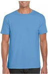 Gildan Rundhalsshirt Softstyle Herren T-Shirt Blau/Hellblau