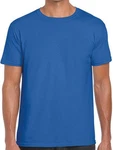 Gildan Rundhalsshirt Softstyle Herren T-Shirt Blau/Dunkelblau/Hellblau