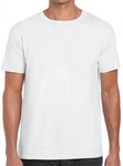 Gildan Rundhalsshirt Softstyle Herren T-Shirt Grau/Weiß/Hellgrau Gildan Rundhalsshirt Softstyle Herren T-Shirt Grau/Weiß/Hellgrau