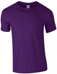 Gildan Rundhalsshirt Softstyle Herren T-Shirt Lila/Dunkelblau/Rosa