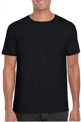 Gildan Rundhalsshirt Softstyle Herren T-Shirt Schwarz
