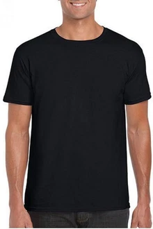 Gildan Rundhalsshirt Softstyle Herren T-Shirt Schwarz Gildan Rundhalsshirt Softstyle Herren T-Shirt Schwarz