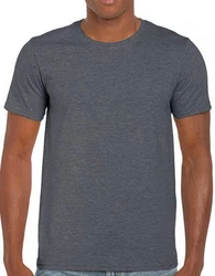 Gildan Rundhalsshirt Softstyle Herren T-Shirt Dunkelgrau/Grau/Hellgrau/Dunkelblau