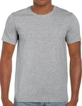 Gildan Rundhalsshirt Softstyle Herren T-Shirt Grau/Hellgrau/Dunkelgrau