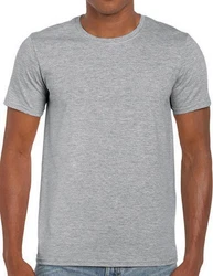 Gildan Rundhalsshirt Softstyle Herren T-Shirt Grau/Hellgrau/Dunkelgrau