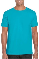 Gildan Rundhalsshirt Softstyle Herren T-Shirt Türkis