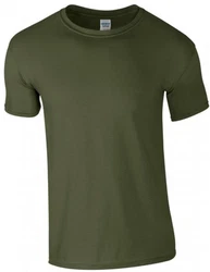 Gildan Rundhalsshirt Softstyle Herren T-Shirt Dunkelgrün