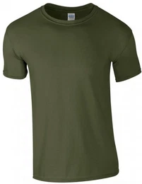 Rundhalsshirt Softstyle Herren T-Shirt modischer Kragen