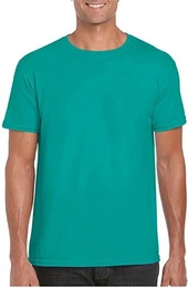 Rundhalsshirt Softstyle Herren T-Shirt modischer Kragen