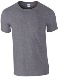 Gildan Rundhalsshirt Softstyle Herren T-Shirt Dunkelgrau/Grau/Hellgrau