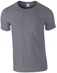 Gildan Rundhalsshirt Softstyle Herren T-Shirt Dunkelgrau/Grau/Hellgrau
